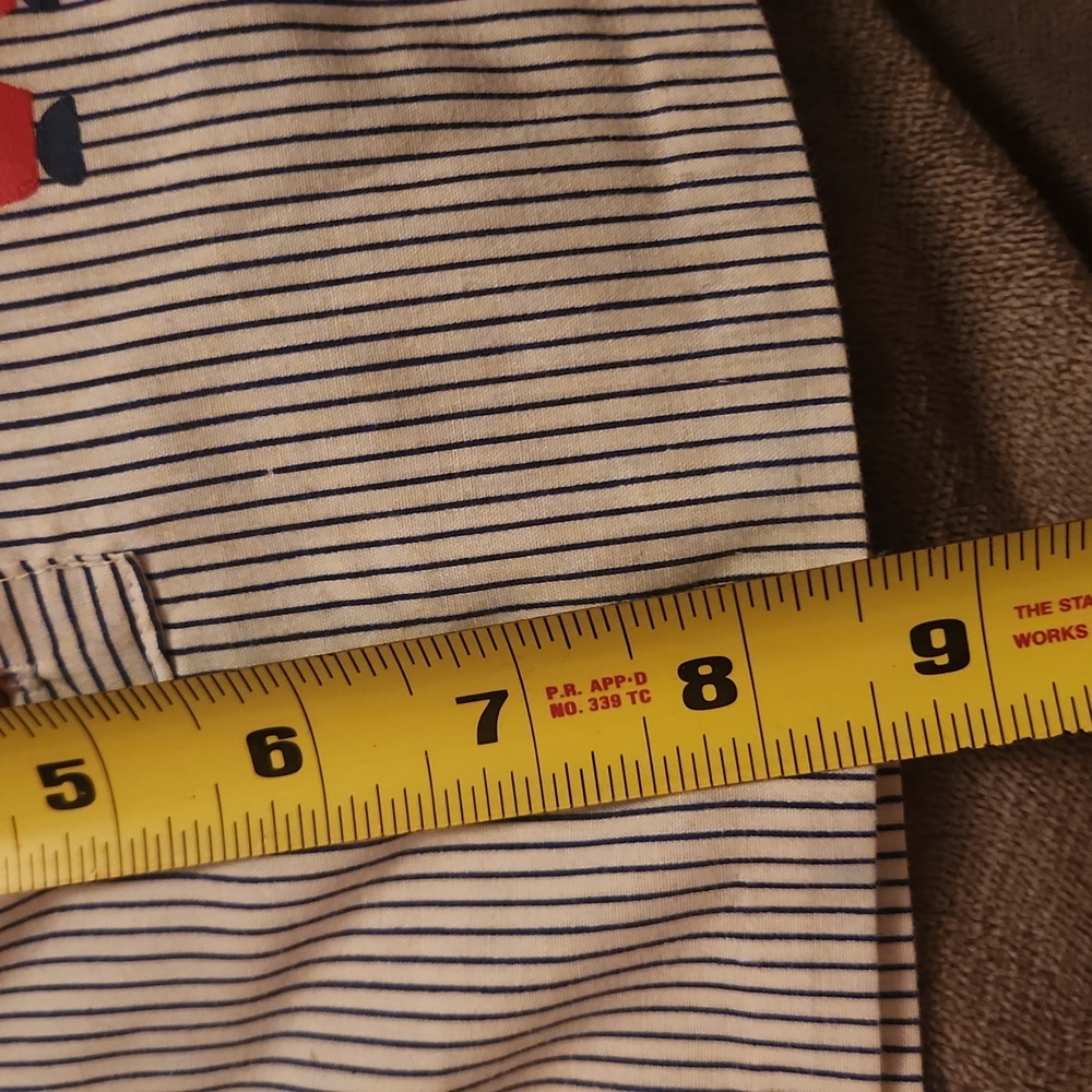 M27 Slugger baby shirt Striped with baseball player L'il Star & Red Accents - Picture 6 of 7
